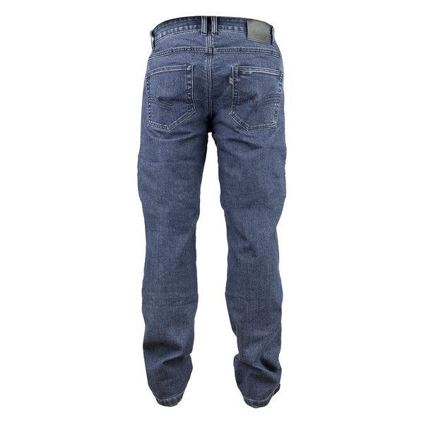 EZKATONのGray Teen Damage Denim Pants Hammerdown_Pants_Blue_Back_600