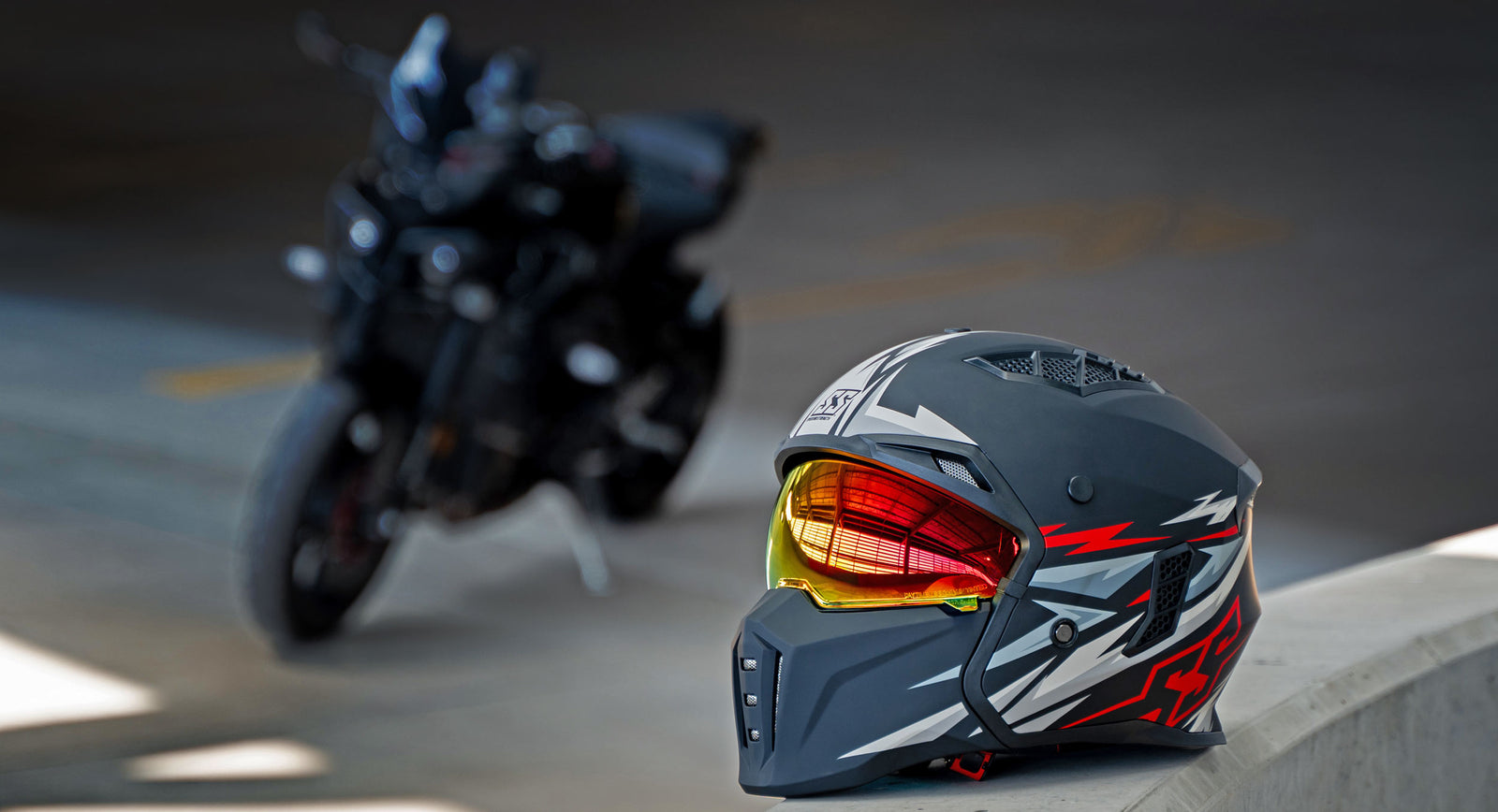 Speed and Strength Canada SS2450 Trial By Fire Motorcycle Helmet