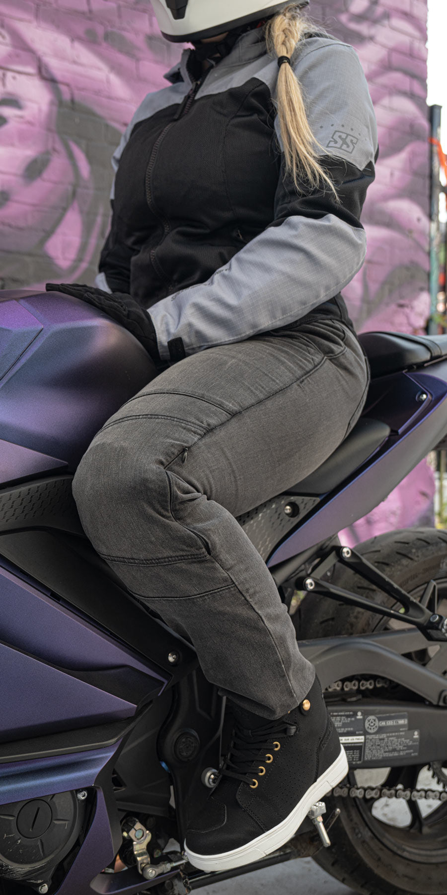 Speed and Strength Canada Tough Love Womens Motorcycle Jeans Detail01