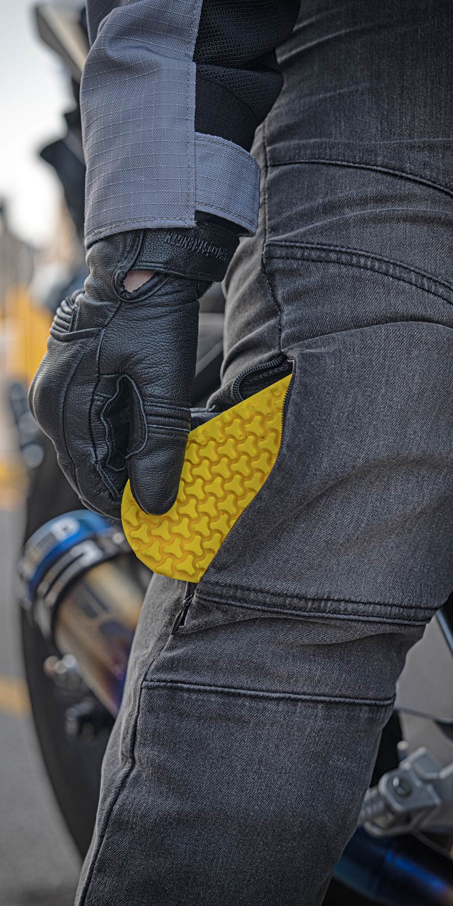 Speed and Strength Canada Tough Love Womens Motorcycle Jeans Detail