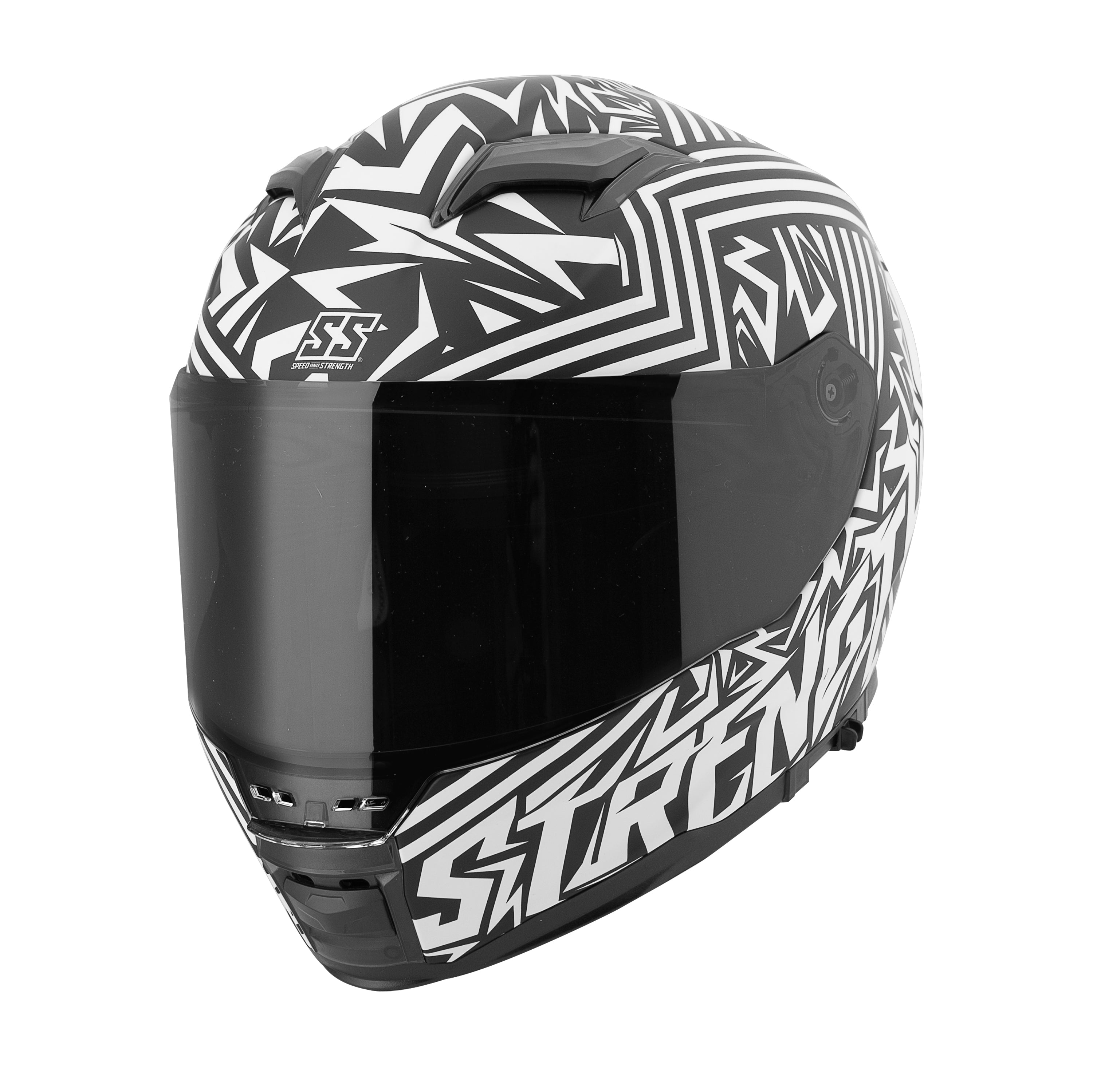 ★87MM★ Mmlg MMMN QUESTION HFT EVERY WHITE Lunatic Fringe™ SS1650 Helmet - Speed and Strength Canada