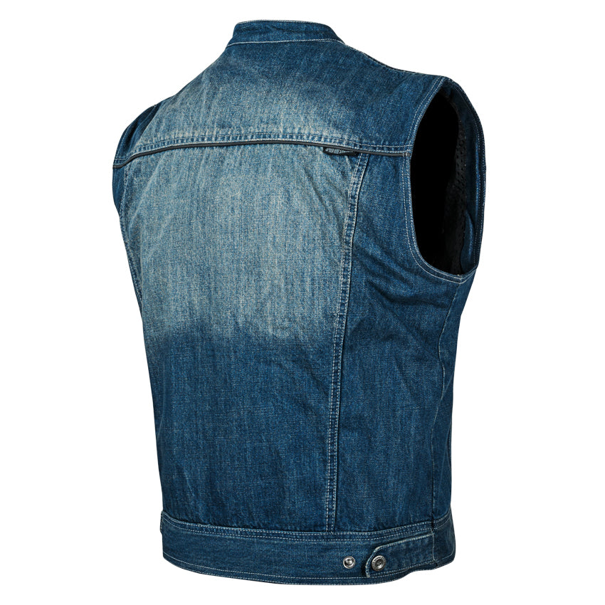 Speed and Strength® | Soul Shaker™ Denim Motorcycle Vest - Speed